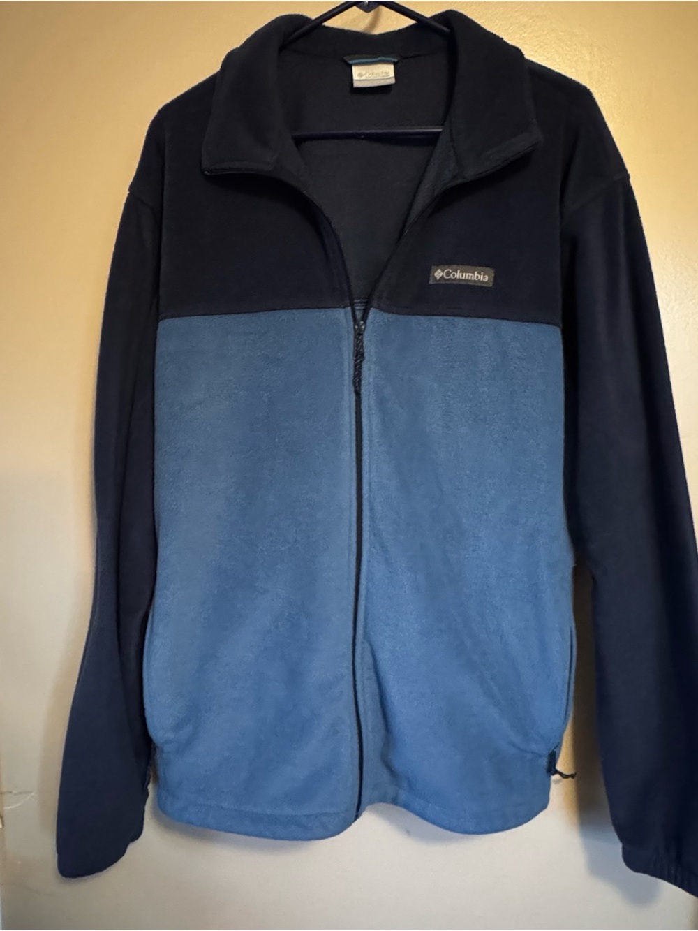 Columbia Two-Tone Blue Full-Zip Fleece Jacket